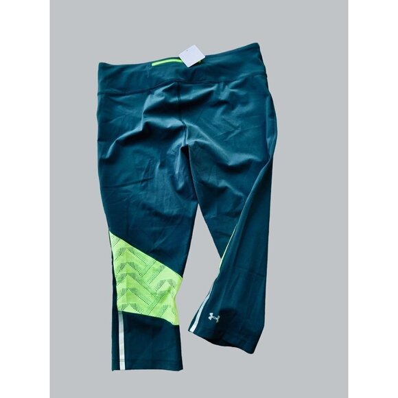 UNDER ARMOUR LADIES HEATGEAR VENT COMPRESSION ATHLETIC RUNNING PANTS NEW LARGE - Picture 4 of 5